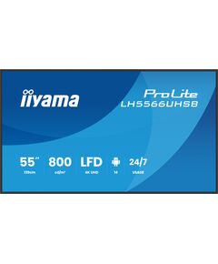 Monitors iiyama LH5566UHSB-B1 139.0cm (55") 16:9 2xHDMI+1xUSB-C IPS (LH5566UHSB-B1AG) Monitori