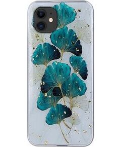 iLike Apple  Gold Glam case for iPhone 11 leaves Neoriģinālie Maciņi