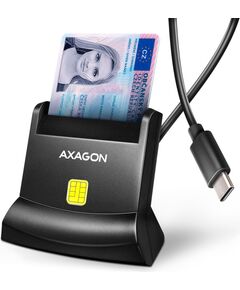 AXAGON CRE-SM4NC USB-C Smart card StandReader Karšu lasītāji