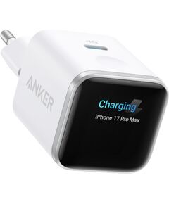 Anker Nano Charger 45W, Smart Display, White Зарядные устройства