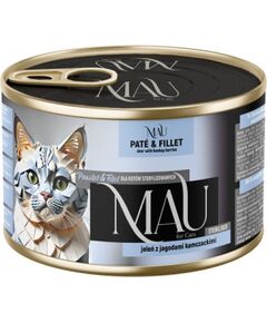 Dolina Noteci MAU Pate and Fillet Sterilised Deer with haskap berries - wet cat food - 185g Barība