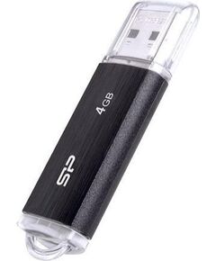 SILICON POWER Ultima U02 Pendrive USB flash drive 4 GB USB 2.0 (SP004GBUF2U02V1K) Black USB Flash atmiņas