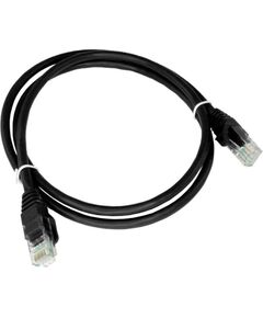 AVIZIO KKU6CZA0.5 networking cable Black 0.5 m Cat6 U/UTP (UTP) Tīkla vadi