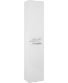 Jika augstais skapis Ponta, 300x236 mm, h=1500 mm, 2D, balts Skapīši un to durvis