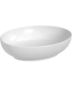Jika izlietne Astra Oval ar keramisko izplūdes vāciņu, 520x400 mm, uz virsmas, balta Vannas istabas izlietnes