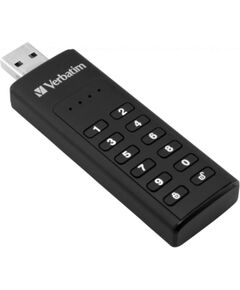 Verbatim 49429V USB Zibatmiņa ar tastatūru un šifrēšanu 128 GB USB Flash atmiņas
