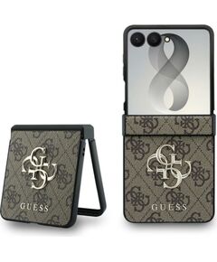 Guess   GUESS case for SAMSUNG GALAXY Z FLIP 8 (4G Big Logo) brown Защитная пленка для экрана
