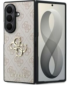 Guess -  PU 4G Metal Logo Case for Samsung Galaxy Z Fold 8 Ultra Pink Чехлы - альтернативные