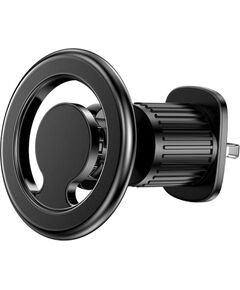 iLike   C61 Metal Car Air Vent Screw Fix Universal Magnetic magsafe Ring size Smartphone adjustable holder Black Автомобильный держатель