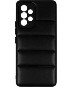 iLike Samsung  GALAXY A53 5G LEATHER 3D CASE Black Neoriģinālie Maciņi