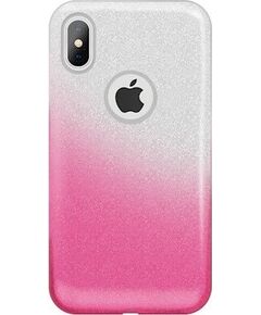 iLike Samsung  Galaxy A70 Gradient Glitter 3in1 case Pink Neoriģinālie Maciņi