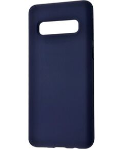 Evelatus Samsung  Galaxy S10 Plus Premium Soft Touch Silicone Case Midnight Blue Чехлы - альтернативные