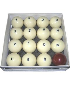Krievu biljarda bumbu komplekts Standard 60,3 mm Бильярдное оборудование