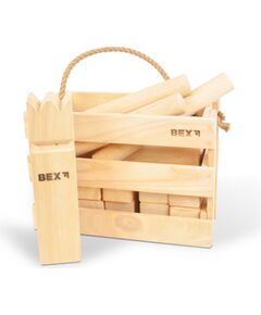 Klasiskā āra spēle Bex Kubb Original (koka kastē) Новус столы и аксессуары