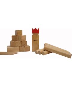 Bex Sport Profesionāls āra spēles komplekts Bex Kubb Pro (oficiālais turnīra izmērs, sarkans karalis) Новус столы и аксессуары