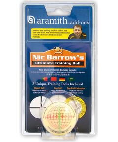 Treniņu bumba Nick Barrow Aramith Ultimate snūkeram 52.4 mm Biljarda inventārs