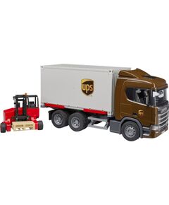 BRUDER Scania Super 560R Logistik LKW mit Mitnahmestapler Новости - Детские товары