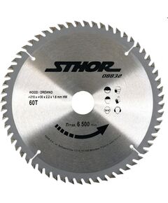 Griešanas disks kokam Sthor 08832; 210x30 mm; Z60 Zāģripas