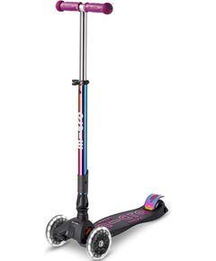 Micro Maxi Deluxe Foldable LED Neochrome skrejritenis Самокаты и скейтборды