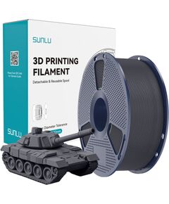 Sunlu PLA+ High-Speed Filament, Gray 3D Printeri un lāzergravētāji
