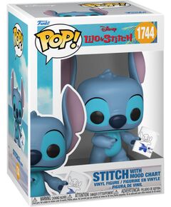 FUNKO POP! Vinila figūra: Disney: Lilo & Stitch - Stitch with Mood Chart (w/ Chase) Figūriņas un varoņi