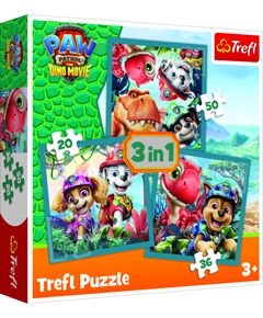 TREFL PAW PATROL Pužļu komplekts 3 in1 Puzles