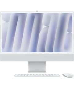 Apple iMac 24” 4.5K Retina/Apple M4 8C CPU/8C GPU/16GB/256GB SSD/RUS/Silver MWUC3RU/A All In One Datori (AIO)