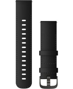 Garmin   Quick Release Bands (22 mm)
Black Leather with Brushed Slate Hardware Smart pūlksteņu aksesuāri