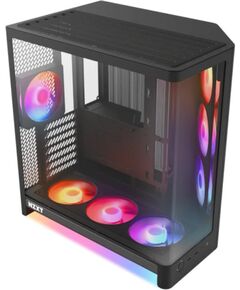 NZXT H6 RGB+ (2026) All Black (black, tempered glass x 2) Datoru korpusi