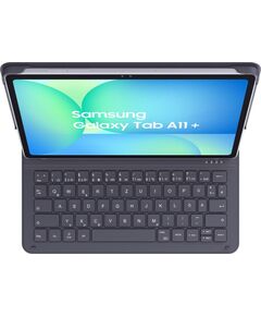 DK Bluetooth Keyboard Cover (black, DE layout, Samsung Galaxy Tab A11+) Klaviatūras