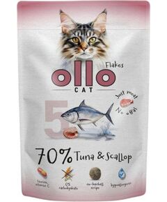 Ollo saszetka nr 5 kot Tuńczyk Przegrzebki 85 g Barība
