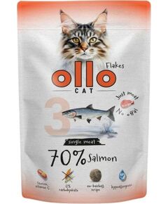 Ollo saszetka nr 3 kot Łosoś 85 g Barība