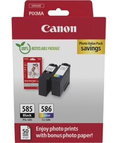 Canon PG-585/CL-586 (6205C004) Photo value pack Ink Cartridge Multipack, BK/CMY Тонеры для принтеров