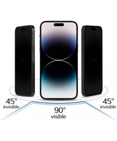 iLike Apple  IPHONE 17 PRO Tempered Privacy Glass Black Защитная пленка для экрана