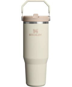 Stanley Termokrūze ar salmiņu The IceFlow Flip Straw 2.0 Tumbler 0,89L krēmkrāsā Pudeles