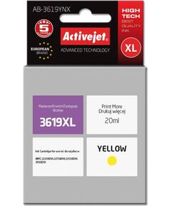 Activejet AB-3619YNX Ink cartridge (replacement for Brother LC3619Y XL; Supreme; 20 ml; yellow) Чернила для принтера