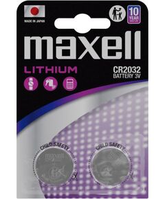 MAXELL CR2032 Battery specialized 2 pcs. Baterijas un akumulatori