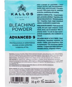 Kallos KJMN / Advanced 9 Bleaching Powder 35g Matu kopšana