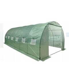 Lean Tunel Foliowy Ogrodowy Szklarnia 6x3x2m Folia 18m² UV-4 Premium Jaunumi -Dārzam