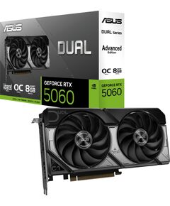 Asus Dual GeForce RTX 5060 OC Advanced 8GB GDDR7 DLSS4 (DUAL-RTX5060-O8G-A) Новинки Компьютерная техника