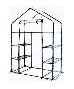 Dārza siltumnīca DEDRA N04730 143 x 73 x 195 cm, PVC Siltumnīcas