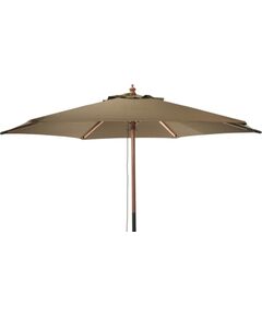 Progarden PARASOL OGRODOWY DREWNIANY 250CM SKŁADANY PIASKOWY Jaunumi -Dārzam