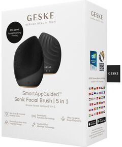 Geske Sonic Facial Brush | 5 in 1, grey - Facial skincare device Ķermeņu masieri