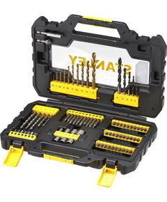 Universālu urbju un skrūvgrieža uzgaļu komplekts Stanley STA88544-XJ; 1,5-2 mm; 76 gab. Аксессуары для дрелей