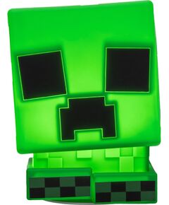 Paladone Minecraft Creeper SquishyGlo Silicone Light Rechargeable Dekoratīvais apgaismojums 