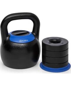 Insportline Regulējama svarbumba KLARFIT Adjustabell 16/18/20/22/24 kg Svaru ripas un stieņi