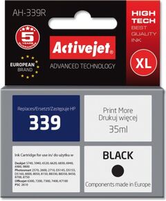 Activejet AH-339R Ink (replacement for HP 339 C8767EE; Premium; 35 ml; black) Tintes printeru izejmateriāli