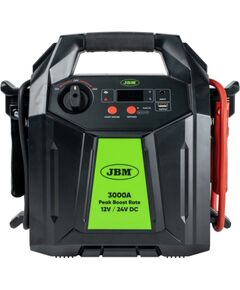 JBM Daudzfunkcionāls transportlīdzekļa palaišanas rīks ar digitālo displeju un 48 000 mAh litija akumulatoriem - 12 V/24 V Зарядные устройства и стартеры