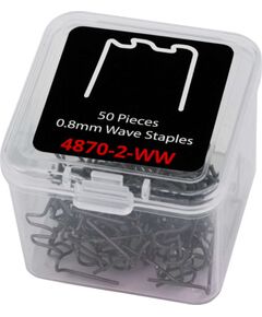 Welzh Werkzeug Plastikāta remonta skavas 50 gab. 0.8mm, forma viļņveida Jaunumi - Audio-Video