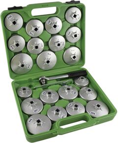 Eļļas filtru atslēgu komplekts, alumīnija, 23gab., JBM Specinstrumenti